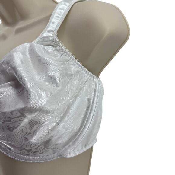 Bali Minimizer Satin Tracings Comfort Strap Underwire Bra 36DD White - Picture 2 of 6